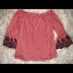 Off the shoulder top